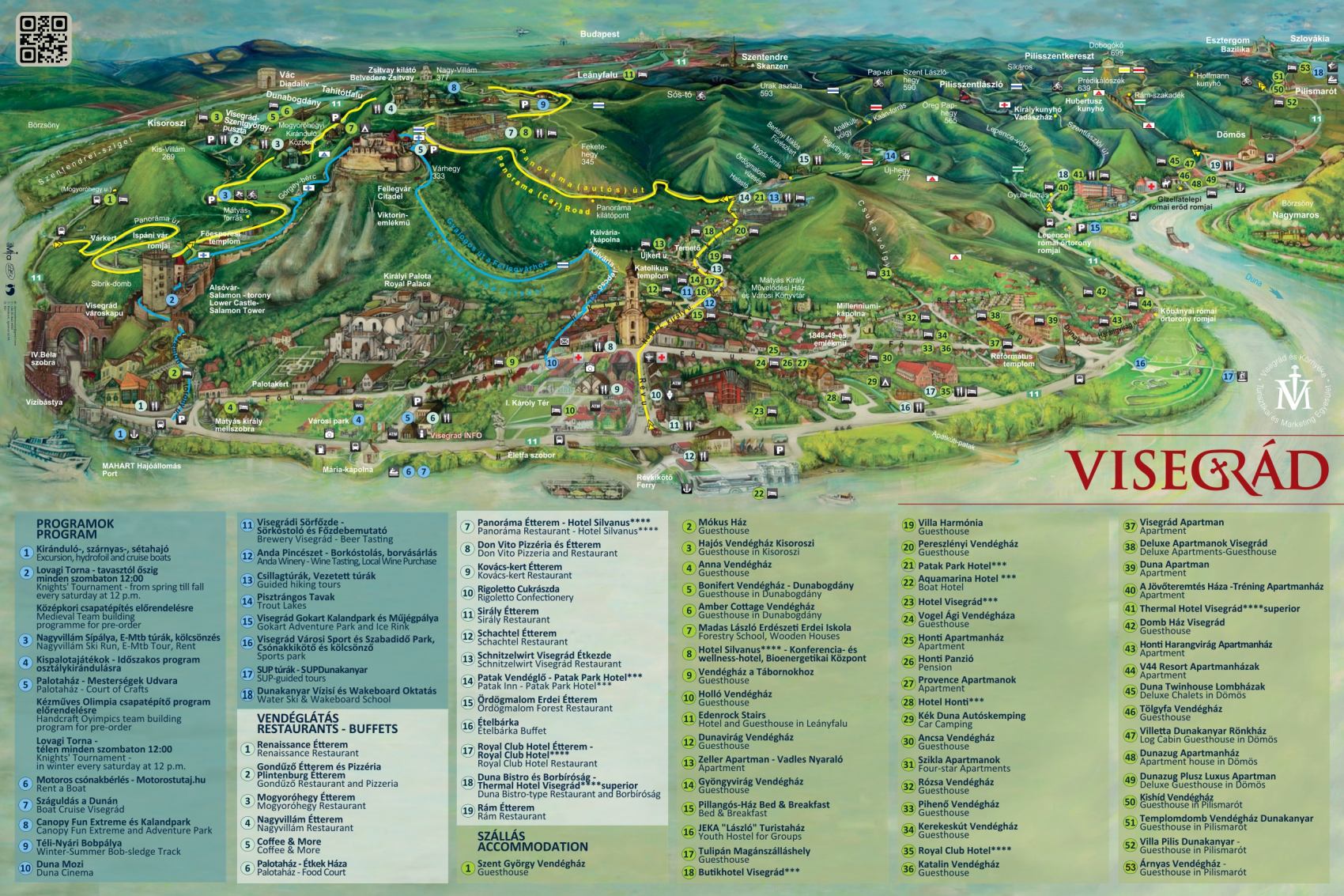 Visegrad terkep